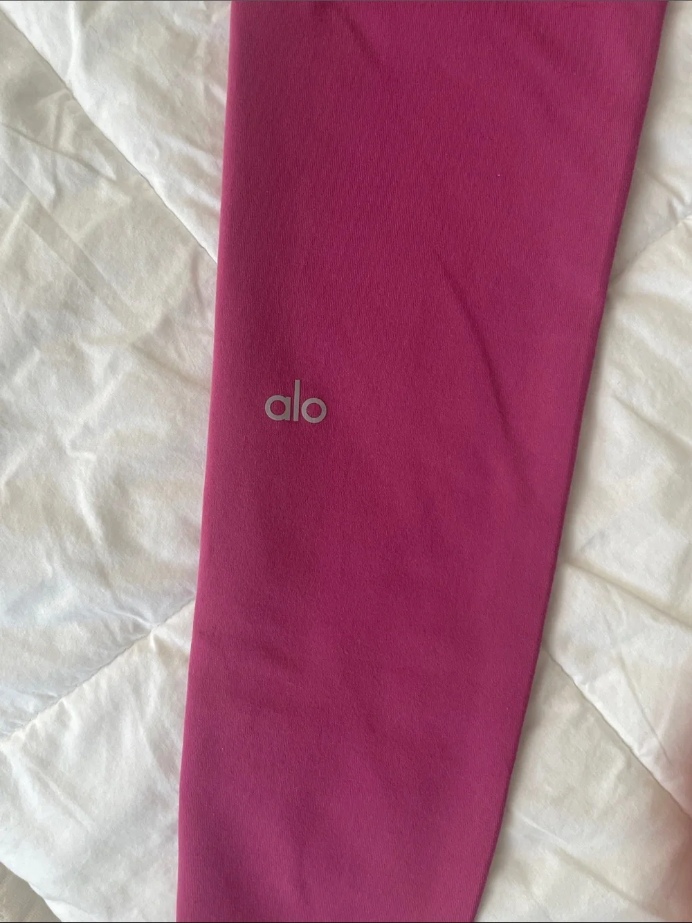ALO Yoga Womens High-Rise Magenta Leggings